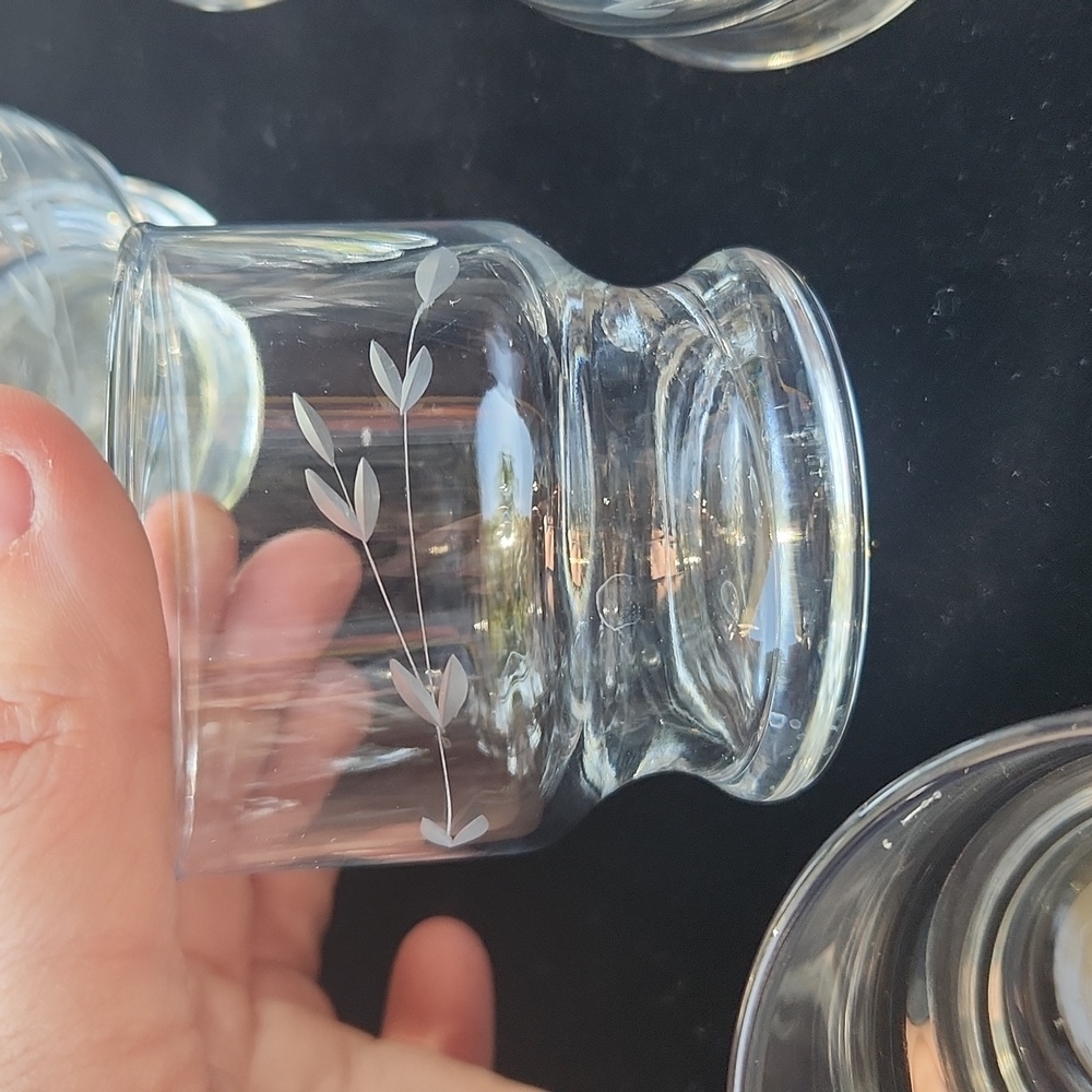 Princess House Clear Glass Tumbler Set Of 6 - Picture 3 of 4